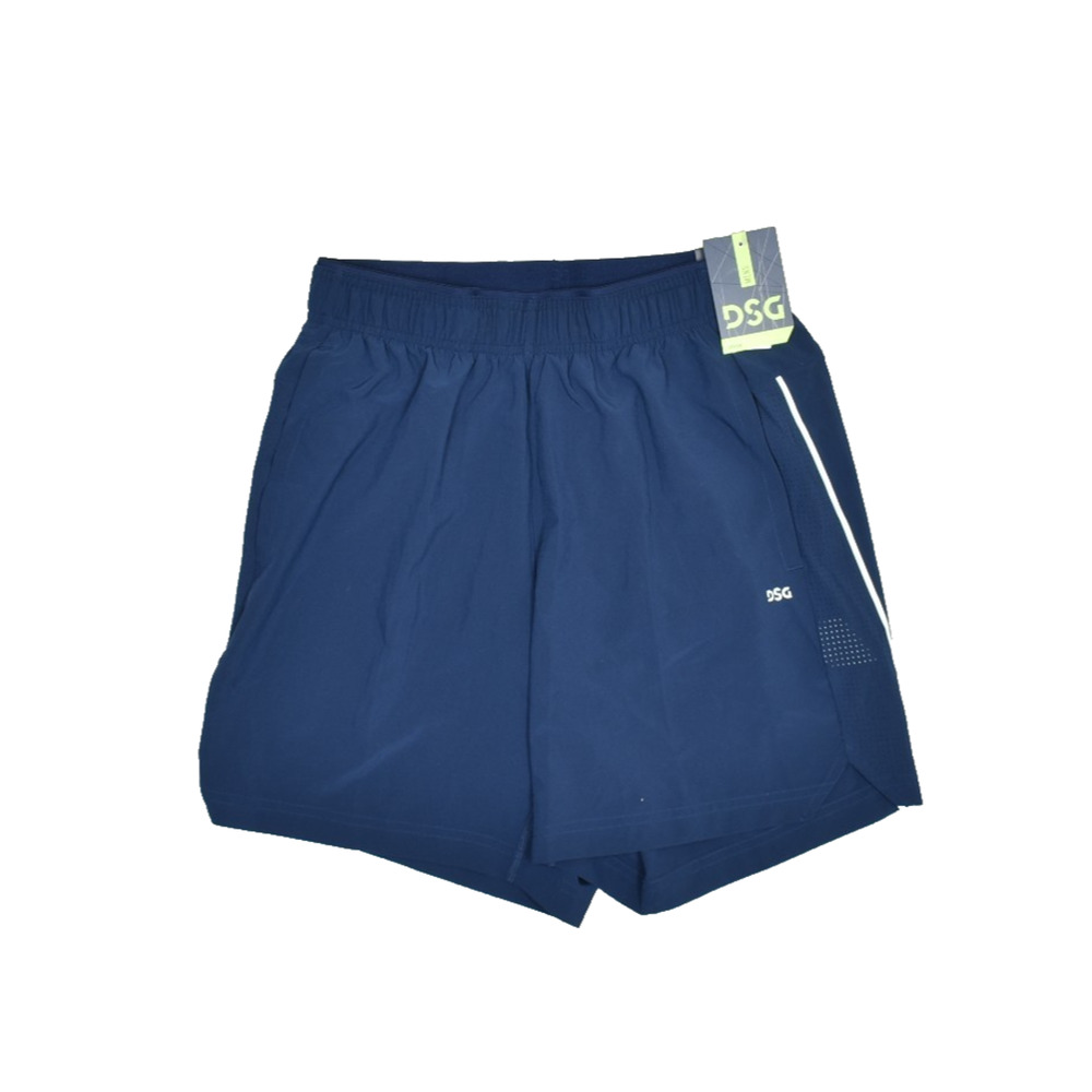 NEW DSG Men's Stride Run Short Athletic Fit Navy Blue Exercise Size S